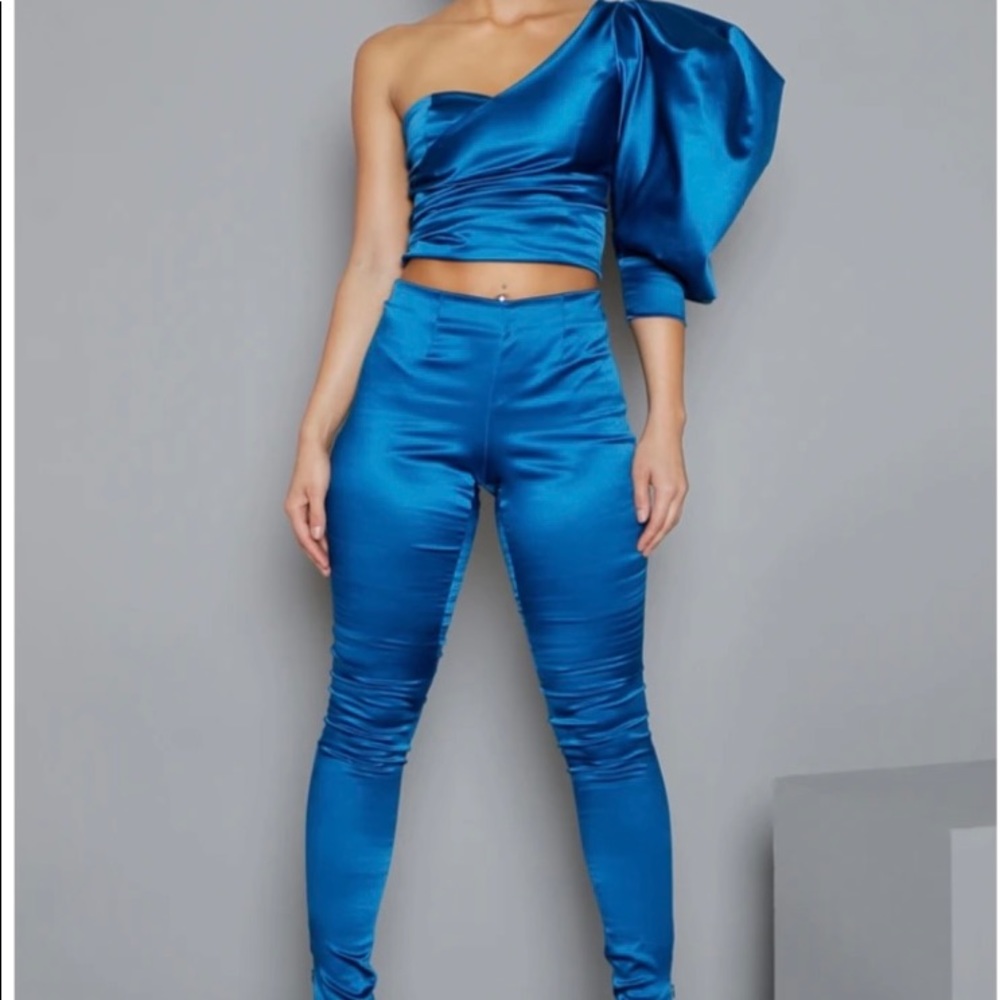 New 2 piece Teal Trouser Set